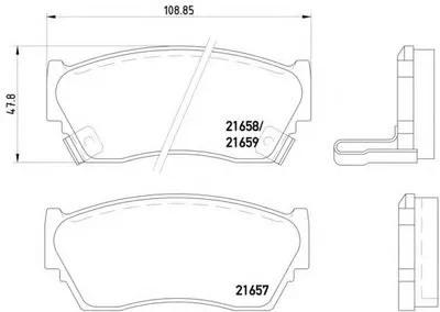 Комплект тормозных колодок, дисковый тормоз HELLA купить