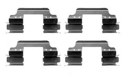 Комплектующие, колодки дискового тормоза HELLA купить