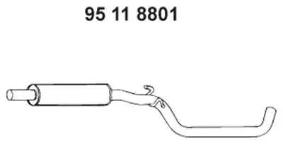 Средний глушитель выхлопных газов EBERSPÄCHER купить