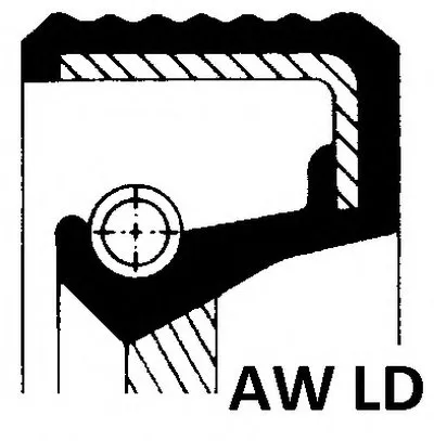 Уплотняющее кольцо, распределительный вал; Уплотнительное кольцо ELRING купить