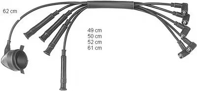 Комплект проводов зажигания BERU купить