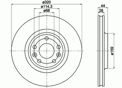 Тормозной диск PRO TEXTAR купить