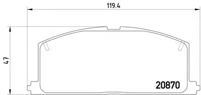 Комплект тормозных колодок, дисковый тормоз HELLA PAGID купить