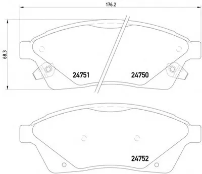 Комплект тормозных колодок, дисковый тормоз HELLA PAGID купить