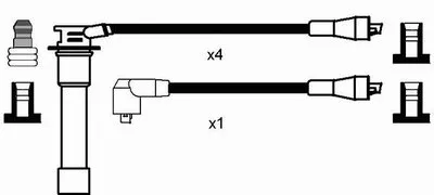Комплект проводов зажигания NGK купить