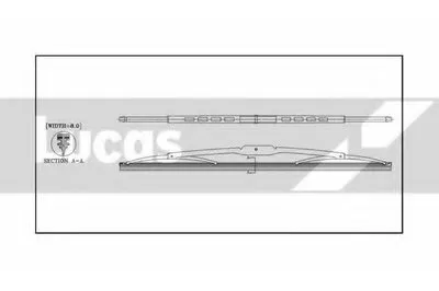 Щетка стеклоочистителя LUCAS ELECTRICAL купить