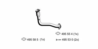 Труба выхлопного газа ERNST купить