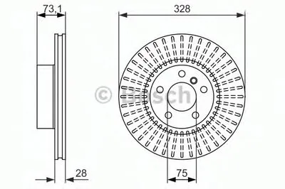 Тормозной диск BOSCH купить