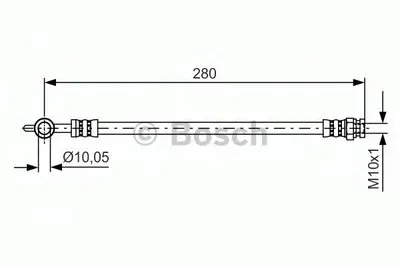 Тормозной шланг BOSCH купить
