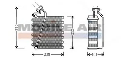 Испаритель, кондиционер VAN WEZEL купить