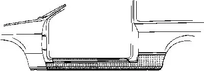 Накладка порога VAN WEZEL купить