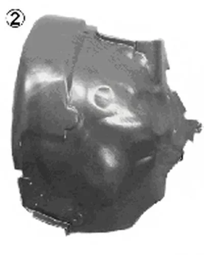 Обшивка, колесная ниша VAN WEZEL купить