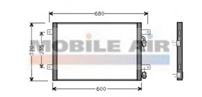 Конденсатор, кондиционер VAN WEZEL купить