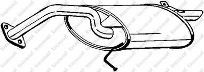 Глушитель выхлопных газов конечный BOSAL купить