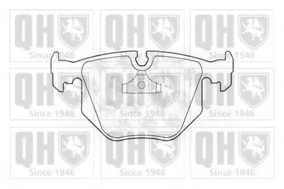 Комплект тормозных колодок, дисковый тормоз QUINTON HAZELL купить