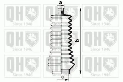 Комплект пылника, рулевое управление QUINTON HAZELL купить