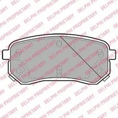 Комплект тормозных колодок, дисковый тормоз DELPHI купить