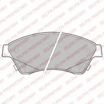 Комплект тормозных колодок, дисковый тормоз DELPHI купить