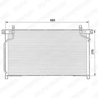 Конденсатор, кондиционер DELPHI купить
