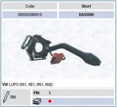 Выключатель на колонке рулевого управления MAGNETI MARELLI купить