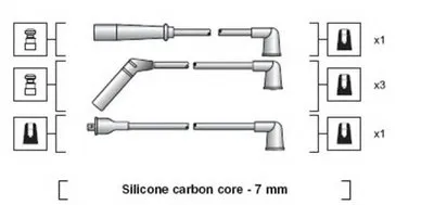 Комплект проводов зажигания MAGNETI MARELLI купить