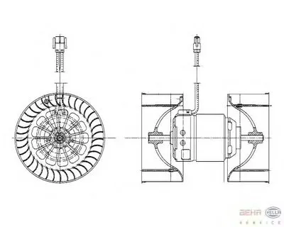 Вентиляция салона BEHR HELLA SERVICE купить