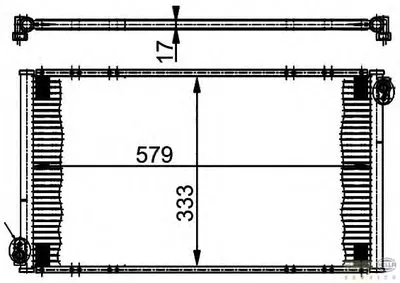 Конденсатор, кондиционер BEHR HELLA SERVICE купить