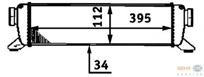 Интеркулер BEHR HELLA SERVICE купить