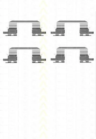 Комплектующие, колодки дискового тормоза TRISCAN купить