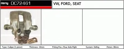 Тормозной суппорт Remanufactured REMY (Multiline) DELCO REMY купить