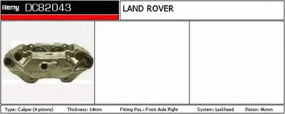 Тормозной суппорт Remanufactured REMY (Multiline) DELCO REMY купить