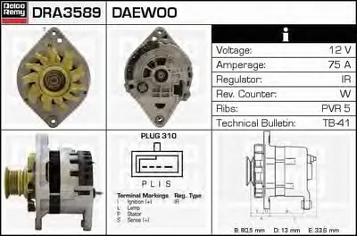 Генератор Remanufactured REMY (Light Duty) DELCO REMY купить