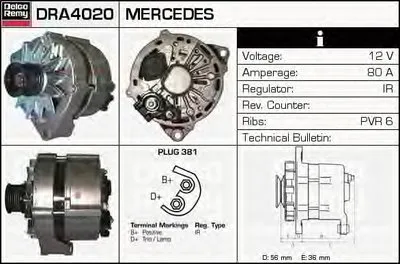 Генератор Remanufactured REMY (Light Duty) DELCO REMY купить