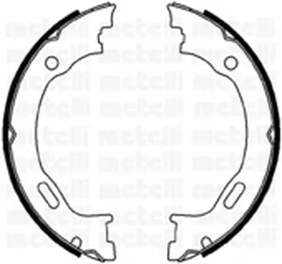 Комплект тормозных колодок, стояночная тормозная система METELLI купить
