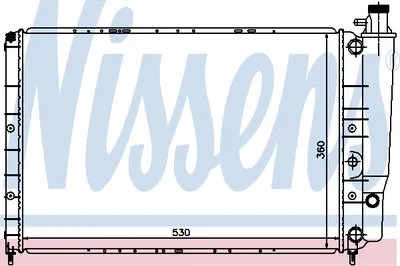 Радиатор, охлаждение двигателя NISSENS купить
