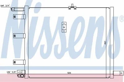 Конденсатор, кондиционер NISSENS купить