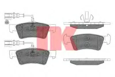 Комплект тормозных колодок, дисковый тормоз NK купить