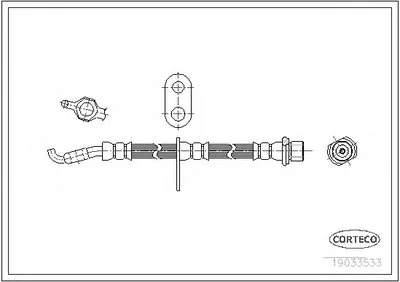Тормозной шланг CORTECO купить