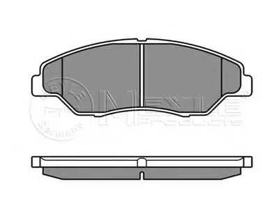 Комплект тормозных колодок, дисковый тормоз MEYLE купить