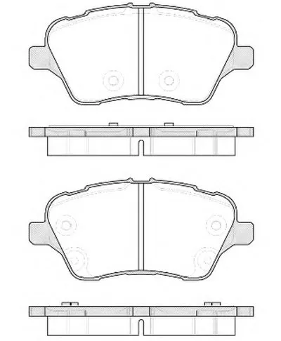 Комплект тормозных колодок, дисковый тормоз REMSA купить