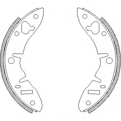 Комплект тормозных колодок REMSA купить