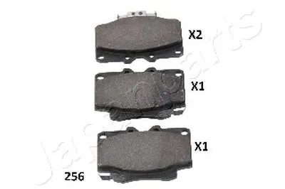 Комплект тормозных колодок, дисковый тормоз JAPANPARTS купить