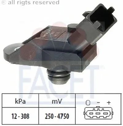 Датчик давления воздуха, высотный корректор; Датчик, давление во впускном газопроводе