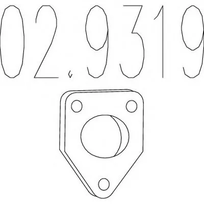 Прокладка, труба выхлопного газа MTS купить