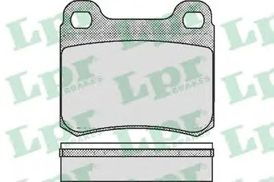 Комплект тормозных колодок, дисковый тормоз LPR купить