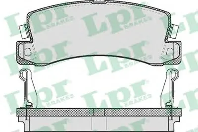 Комплект тормозных колодок, дисковый тормоз LPR купить