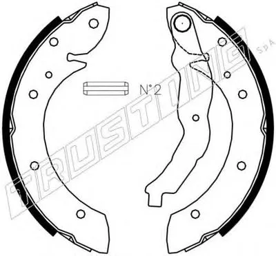 Комплект тормозных колодок TRUSTING купить
