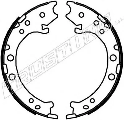 Комплект тормозных колодок, стояночная тормозная система TRUSTING купить