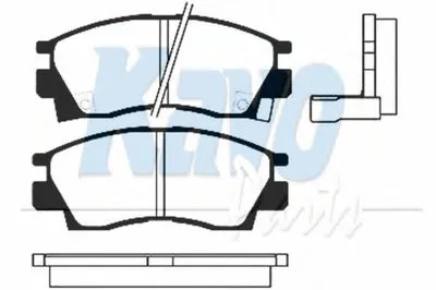 Комплект тормозных колодок, дисковый тормоз MK KASHIYAMA KAVO PARTS купить