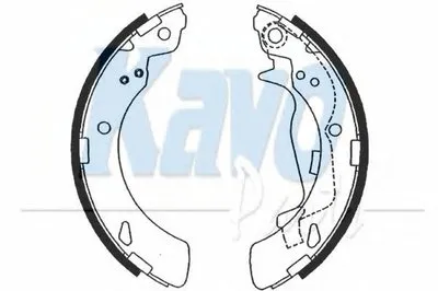 Комплект тормозных колодок MK KASHIYAMA KAVO PARTS купить